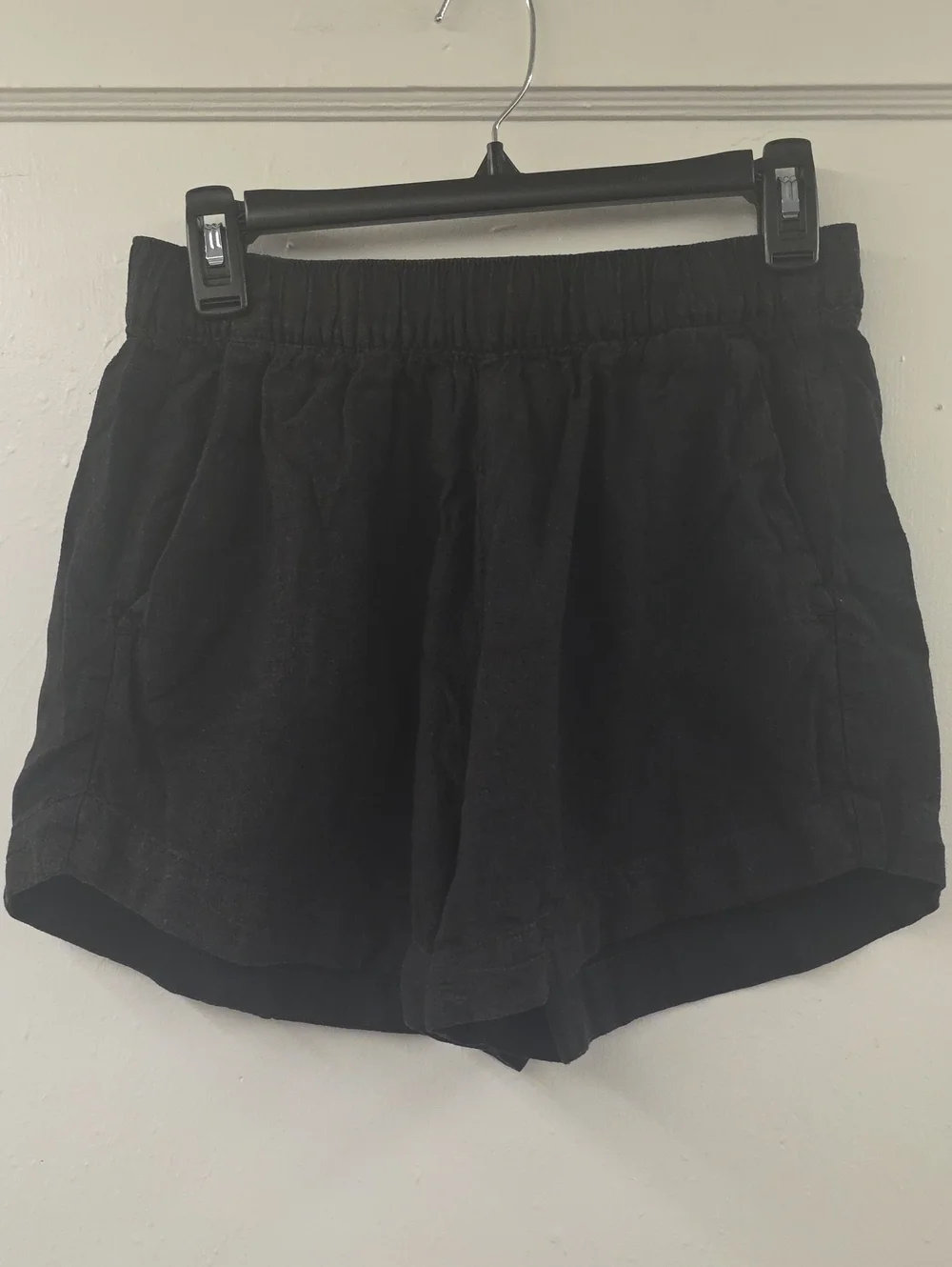 Patagonia Garden Island Shorts Women’s Small Black Hemp Tencel
